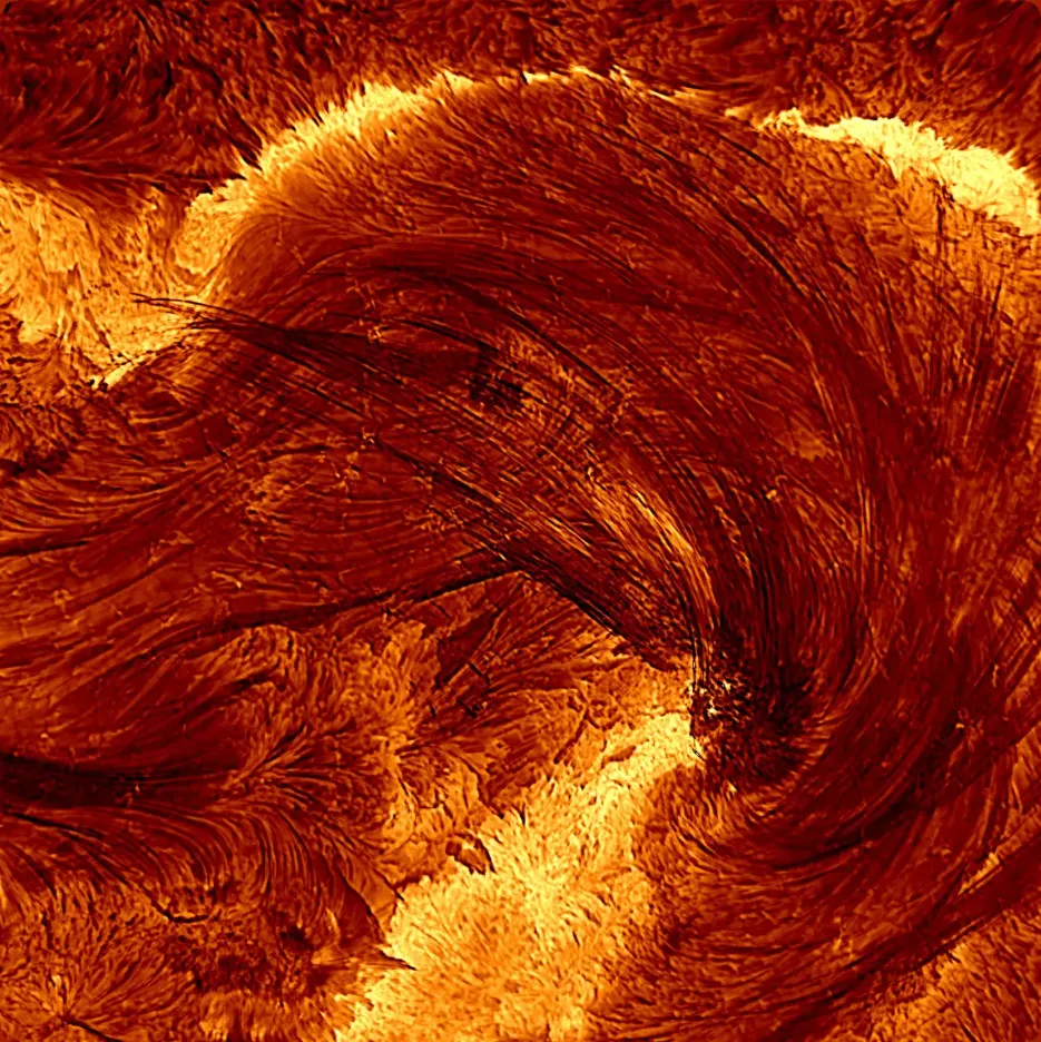 Imagen llamarada solar extraida desde cuenta de X de  National Solar Observatory @NatSolarObs