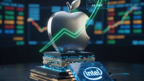 Acciones de Intel alcanzan máximo desde julio 2024 tras interés de Apple
