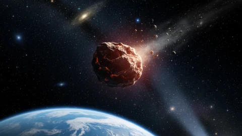 Asteroide de 2 metros pasa cerca de la Tierra tras ser descubierto 24 horas antes