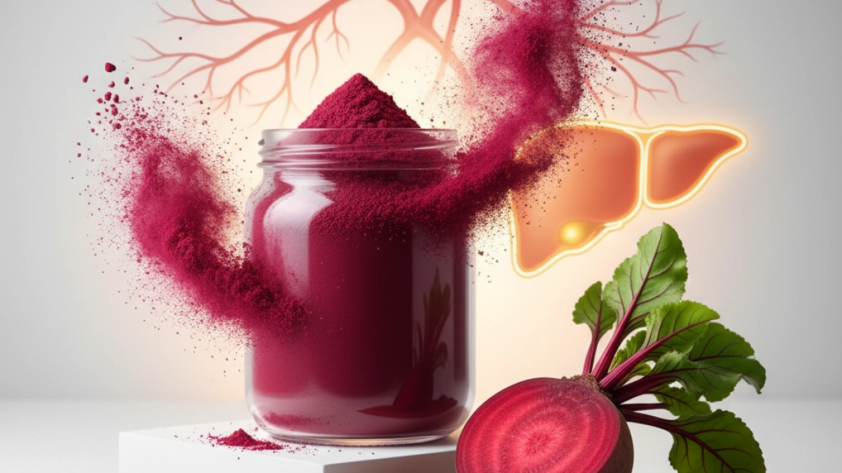 Betabel en polvo: Mejora la presión arterial y la salud hepática