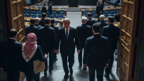 Delegaciones abandonan la ONU durante discurso de Netanyahu en Nueva York