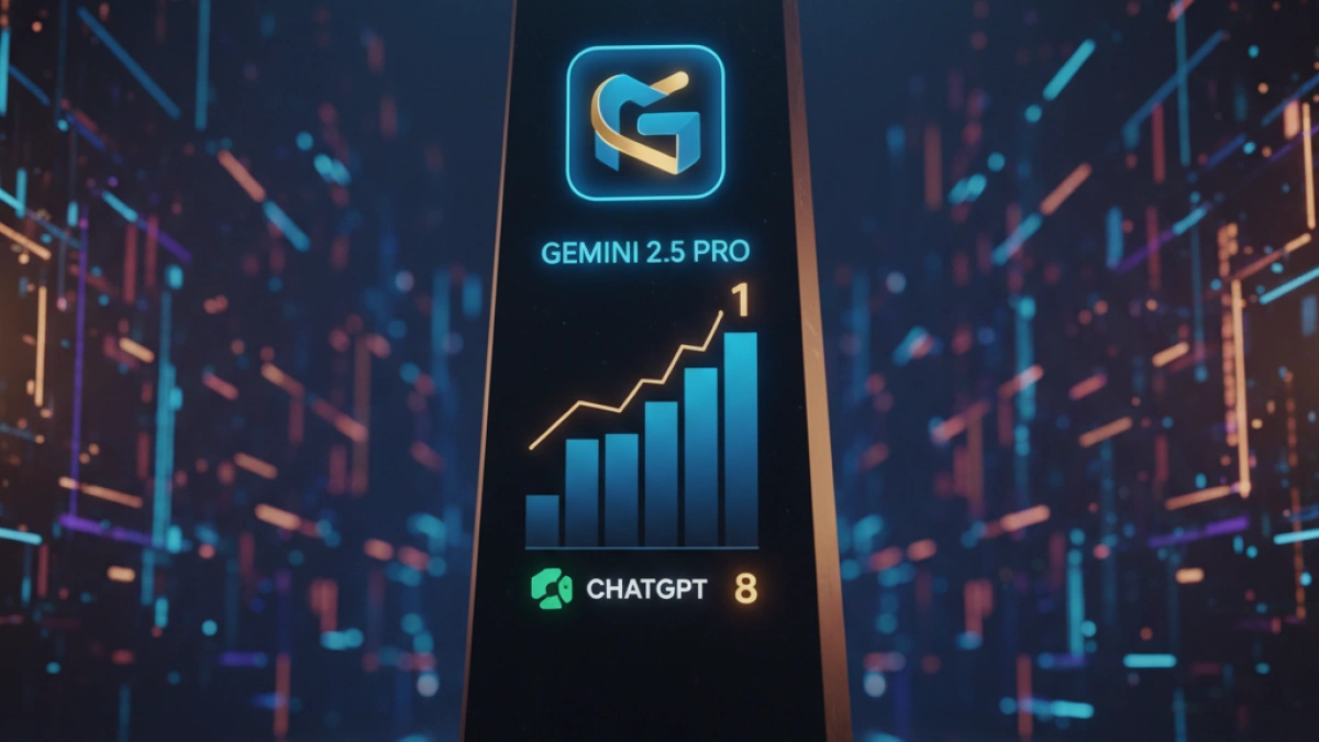 Gemini 2.5-Pro lidera ranking de modelos de IA, ChatGPT en 8º lugar