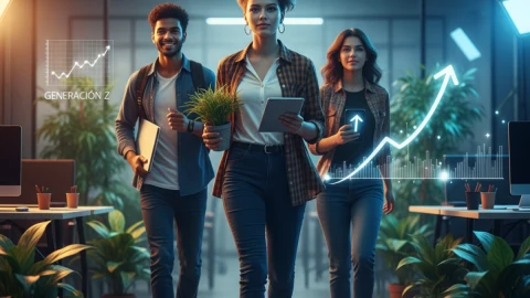 Generación Z cambia de empleo cada 1,1 años para crecer profesionalmente