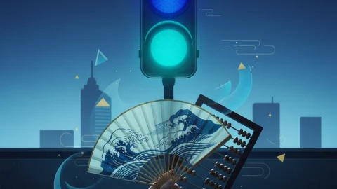 Japón defiende que el semáforo verde es en realidad azul