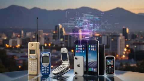La evolución de los teléfonos celulares desde los 90 hasta hoy en Chile