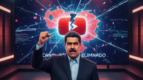 Maduro denuncia a YouTube tras eliminación de su canal oficial