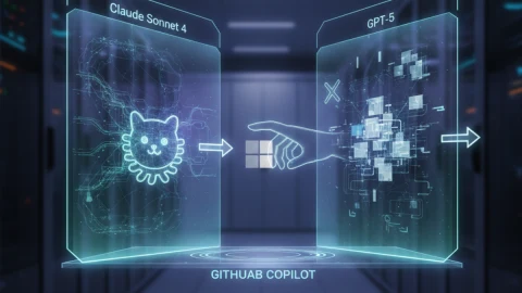 Microsoft elige Claude Sonnet 4 sobre GPT-5 para GitHub Copilot