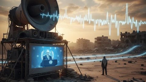 Netanyahu ordena transmitir su discurso de la ONU en Gaza por altavoces