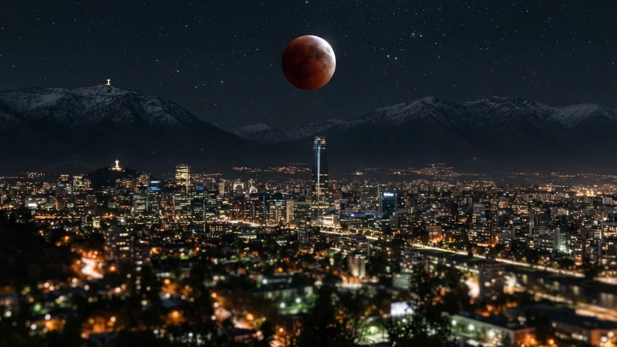 Eclipse lunar en Chile: cómo y a qué hora ver la Luna de Sangre esta noche