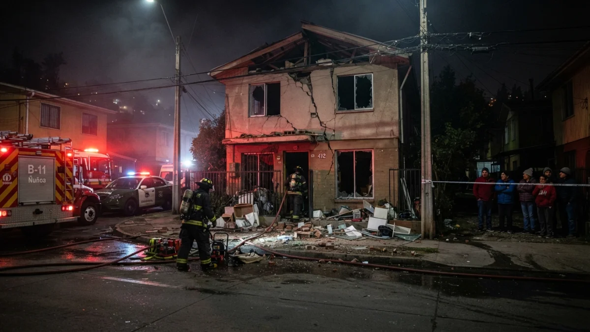Explosión de gas en Independencia deja cinco heridos
