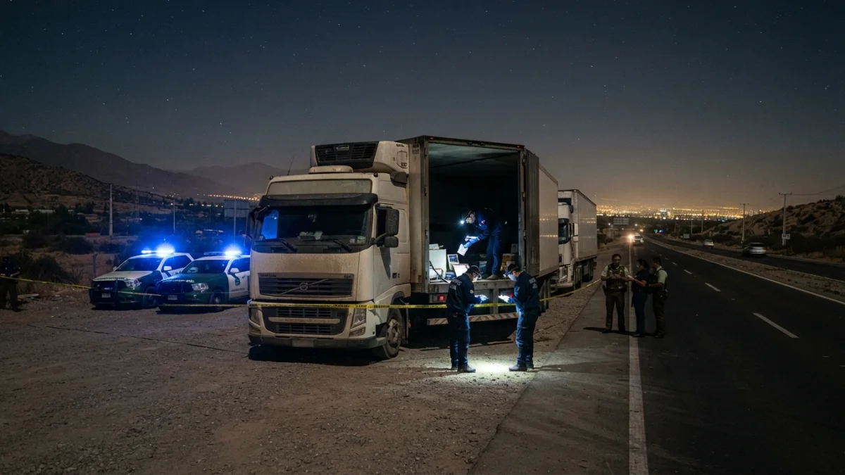PDI decomisa 739 kilos de droga en Lampa y detiene a dos camioneros