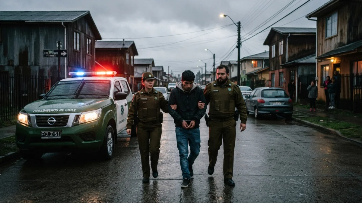 Detienen a hombre de 30 años por amenazas de muerte contra el presidente Kast y el ministro Quiroz