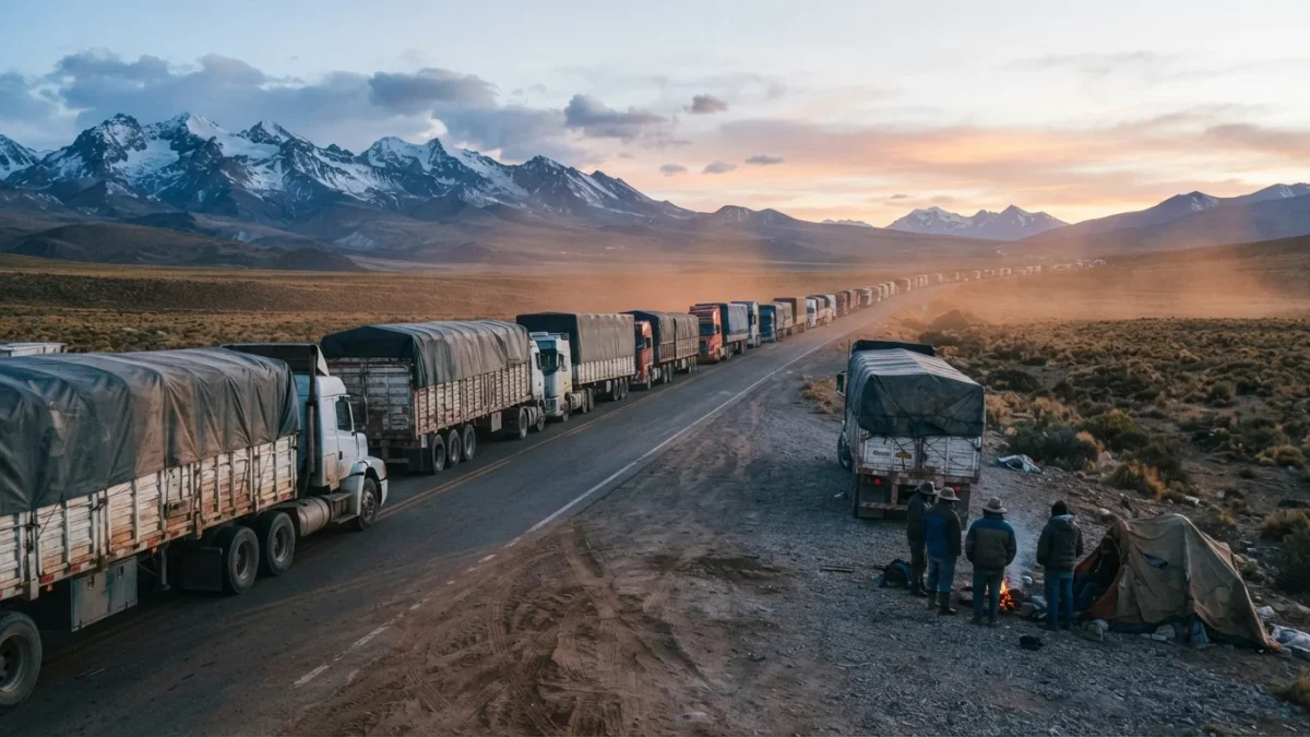 Bolivia inicia paro de transportistas y bloqueos por el fin del subsidio al diésel