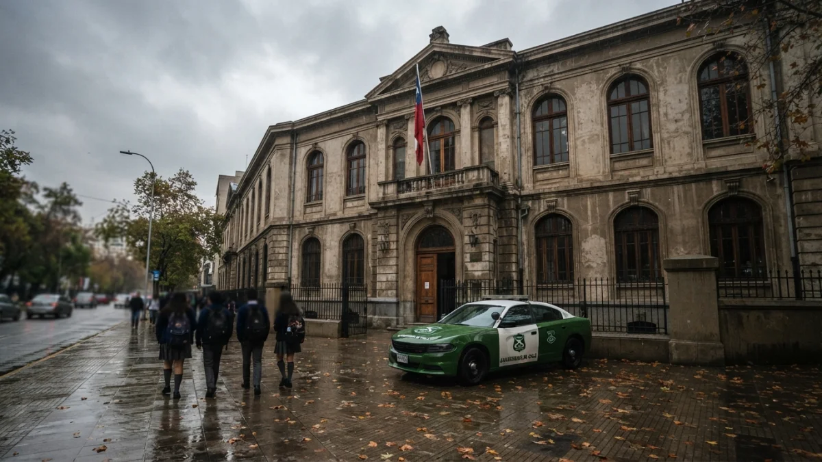 Slep Santiago Centro se querella por retención de directivos y amenazas en el Liceo 1 Javiera Carrera