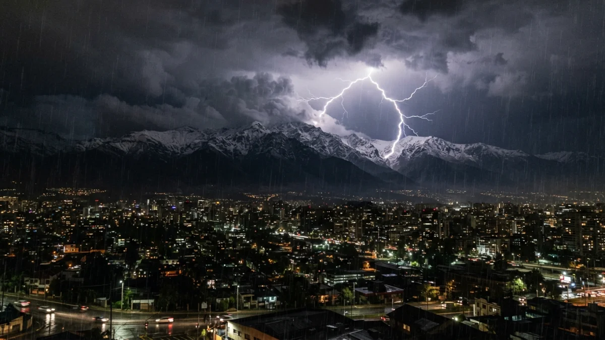 DMC amplía aviso por tormentas eléctricas a siete regiones: dónde y cuándo se esperan granizos