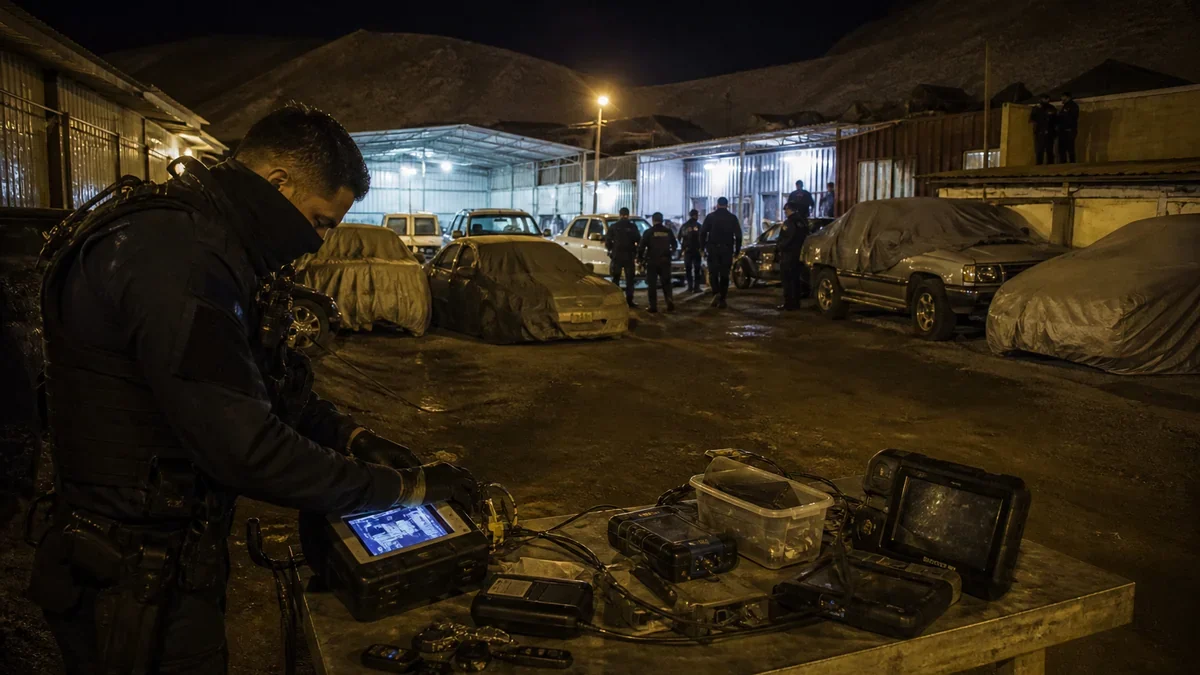 Operación Familia Quirquincho: 28 detenidos por red de robo de vehículos en Tarapacá