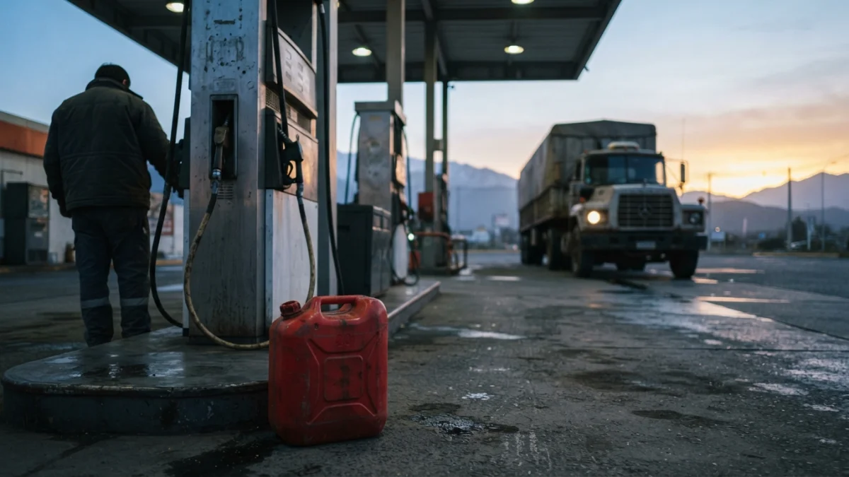 Combustibles suben en Chile: diésel y parafina registran las mayores alzas desde este jueves