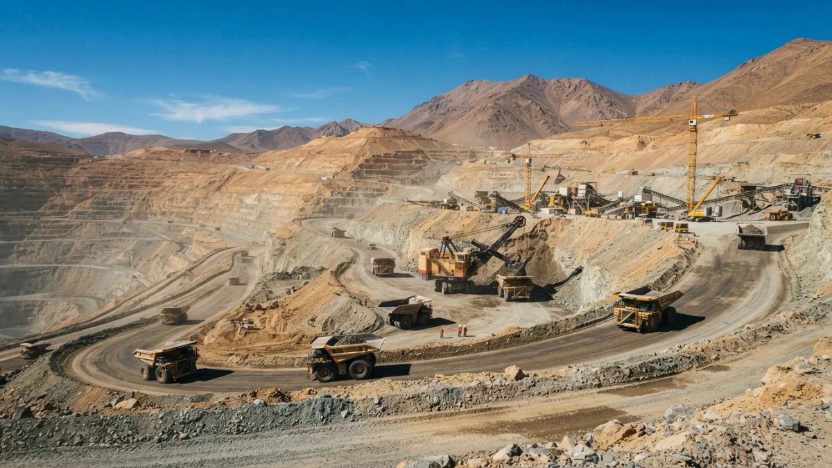 Imacec de agosto cae 1%: la minería arrastra a la economía chilena