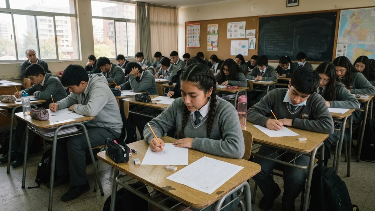 Prueba PISA 2025: Chile cae en matemáticas y lectura y solo 41% de los estudiantes logra el nivel básico