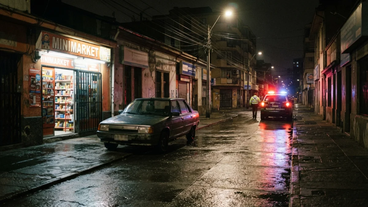 Tres detenidos tras robo a minimarket en Providencia: escapaban en auto robado en Renca