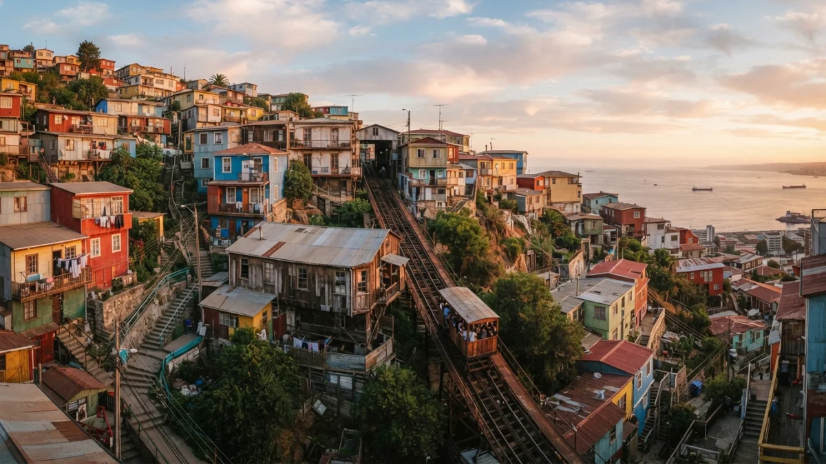 Arquitectura patrimonial de Valparaíso: cerros, ascensores y Patrimonio de la Humanidad