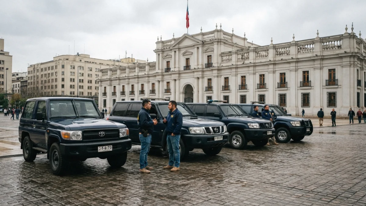 Kast entrega 26 vehículos a la PDI y llama a respaldar la agenda contra el crimen organizado