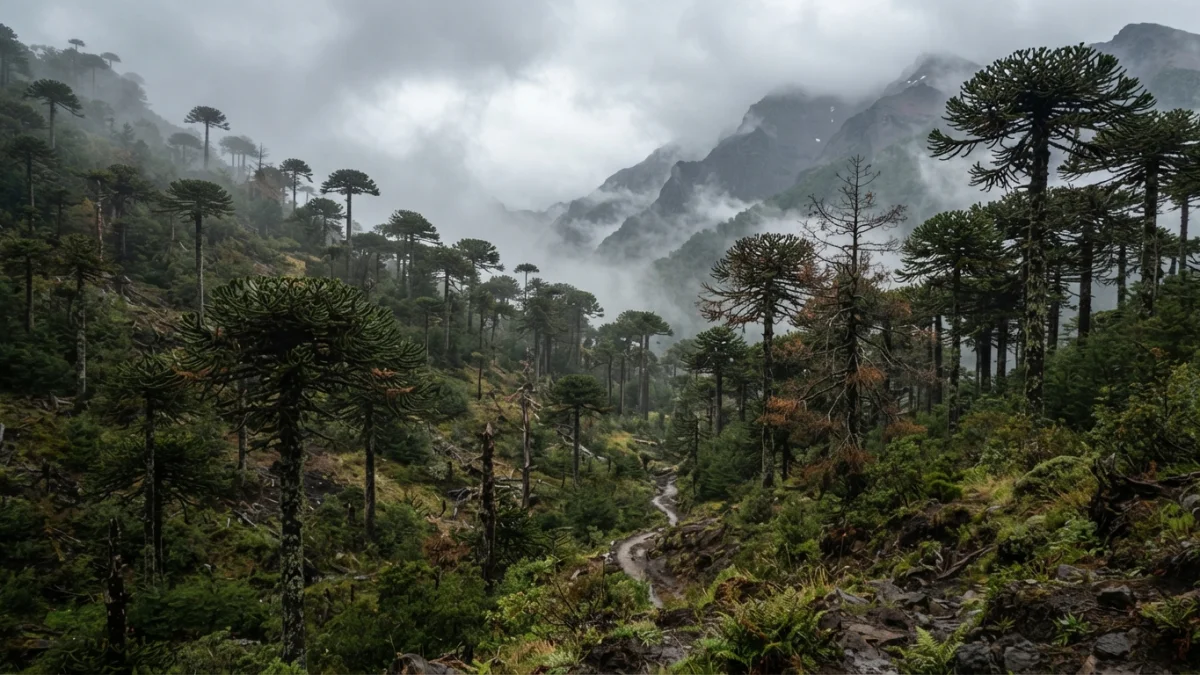 Bosques de araucaria podrían caer en peligro crítico hacia 2060: la alerta de un estudio de la U. de Chile