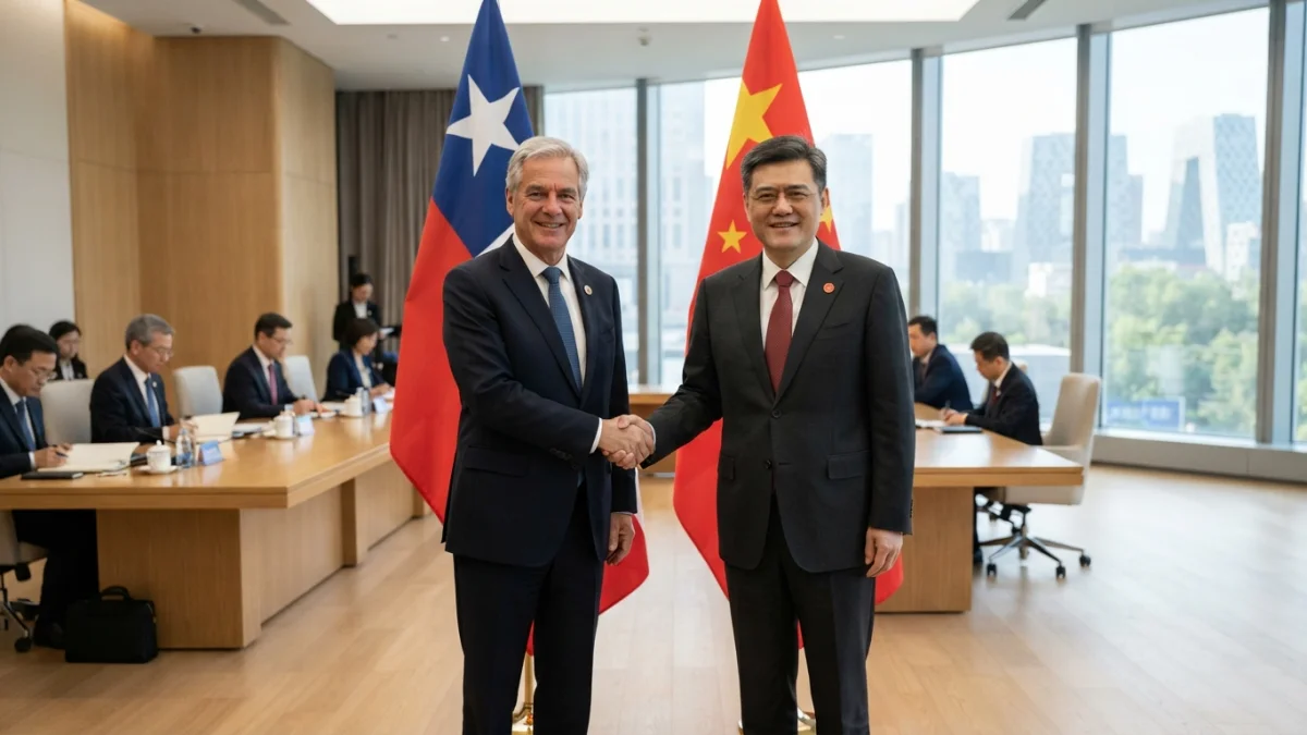 Chile y China acuerdan profundizar la cooperación en inteligencia artificial y economía digital