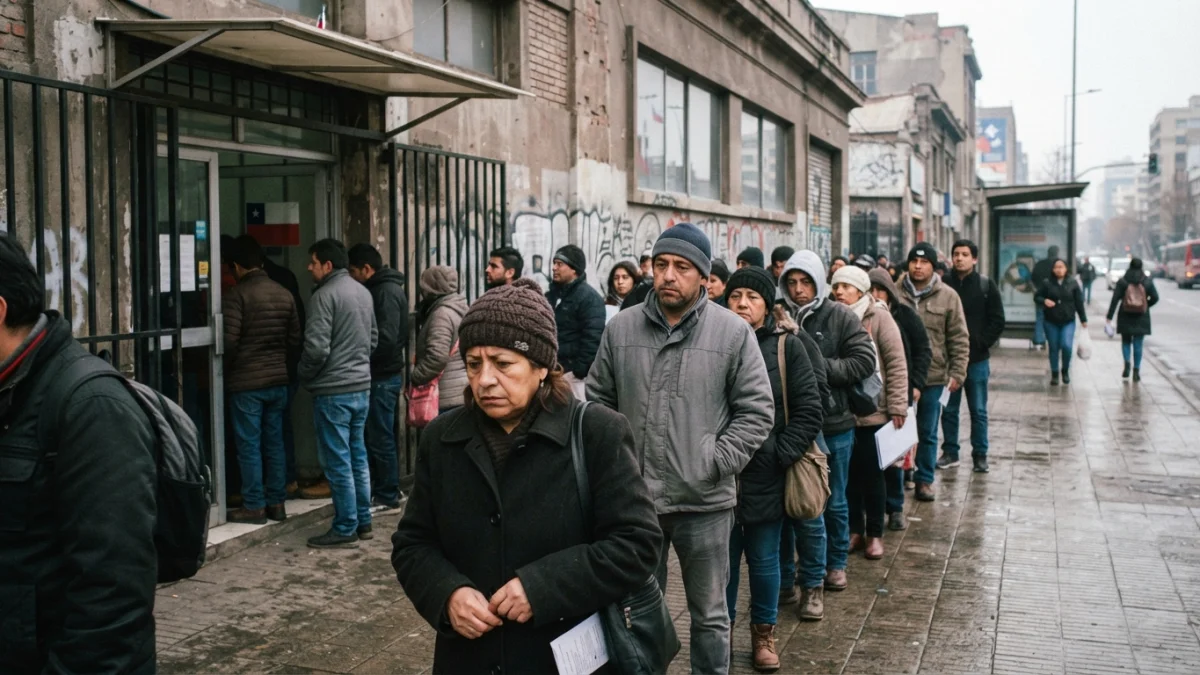 Desempleo en Chile llega a 9,5% y toca su máximo en cinco años