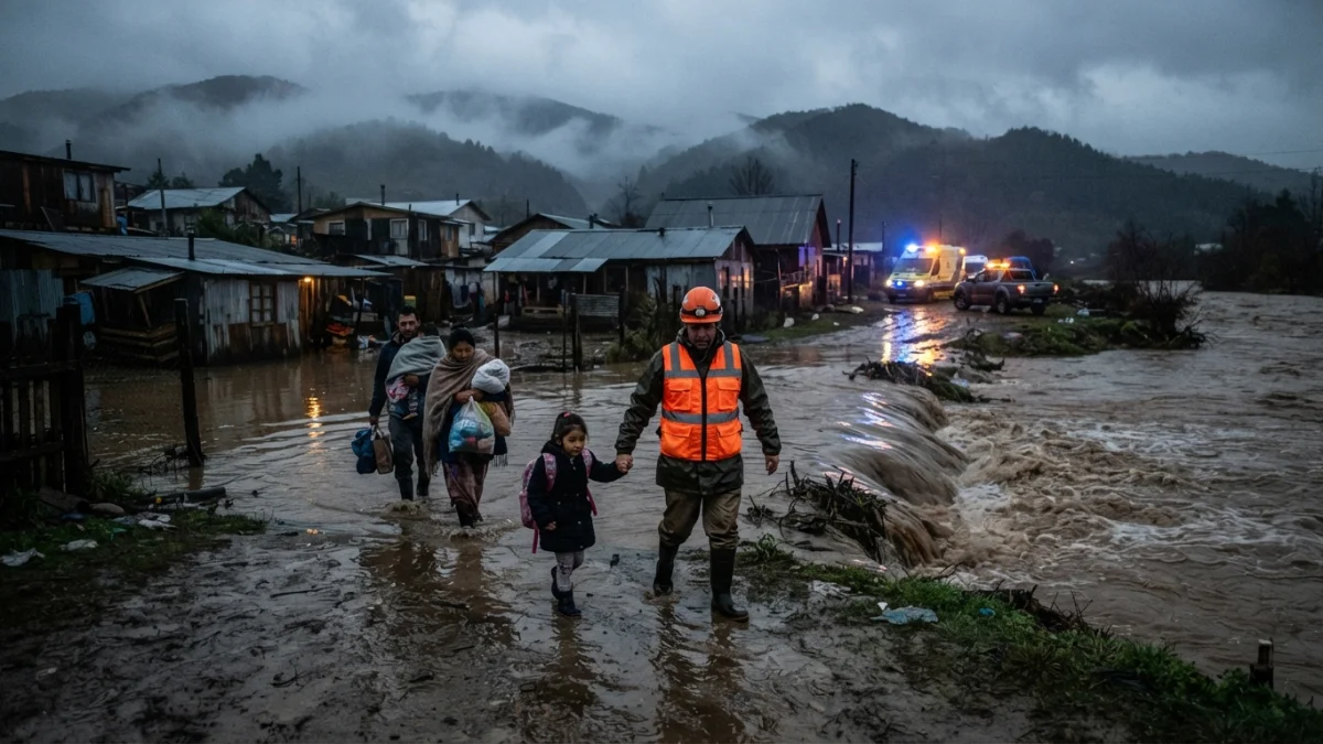 Alerta SAE en Talagante por desborde del Mapocho: Senapred ordena evacuar campamento