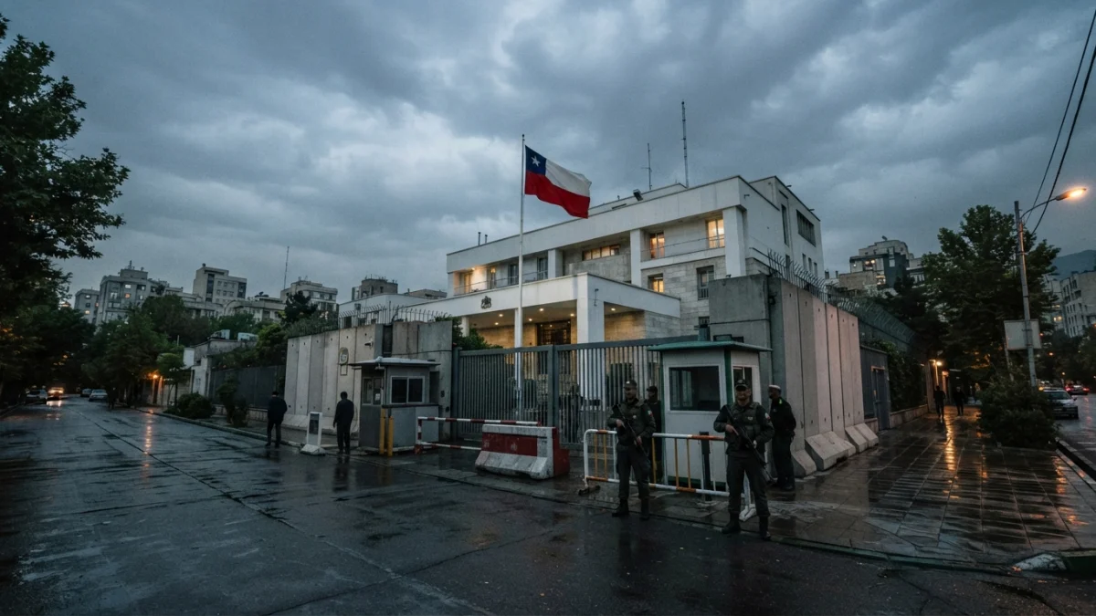 Embajada de Chile en Irán cierra este lunes: trámites consulares pasan a Turquía
