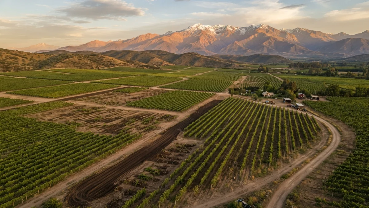 Crisis del vino en Chile: viñedos arrancan 6.193 hectáreas y la superficie cae 5,3%