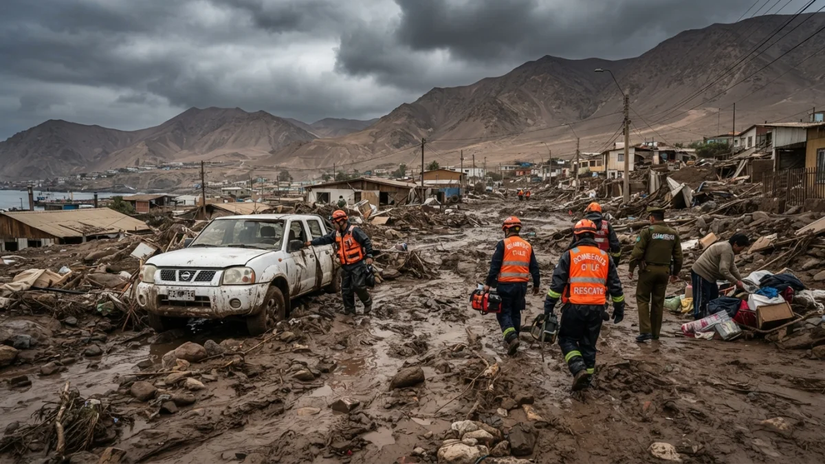 Kast viaja a la zona afectada por aluviones: rescatan a dos personas aisladas en Iquique