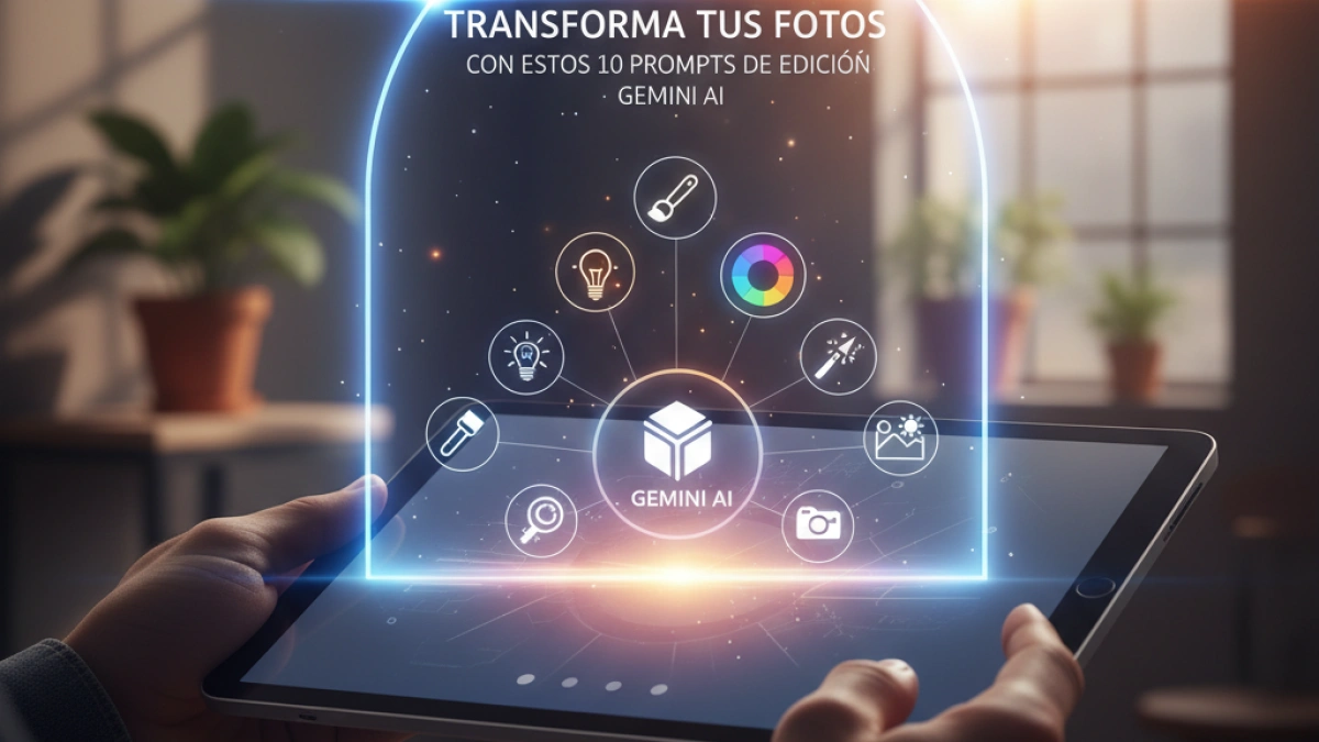 Transforma tus fotos con estos 10 prompts de edición de Gemini AI