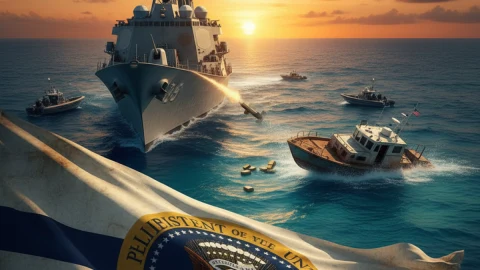Trump ordena hundir embarcaciones en el Caribe por tráfico de drogas