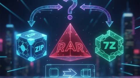 ¿ZIP, RAR o 7Z? Descubre cuál formato de compresión usar hoy